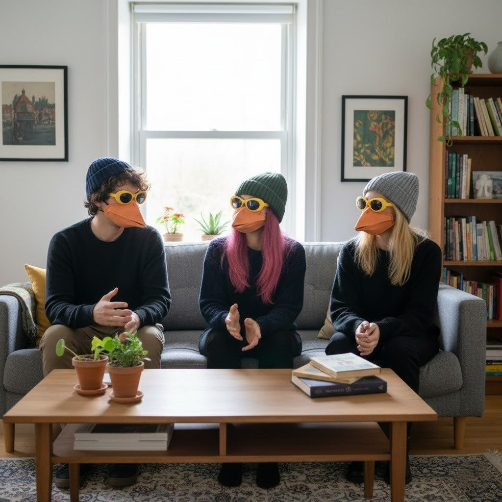 Big Duck Mouth Face Mask