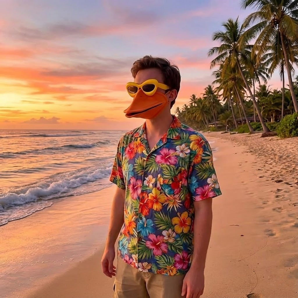 Big Duck Mouth Face Mask