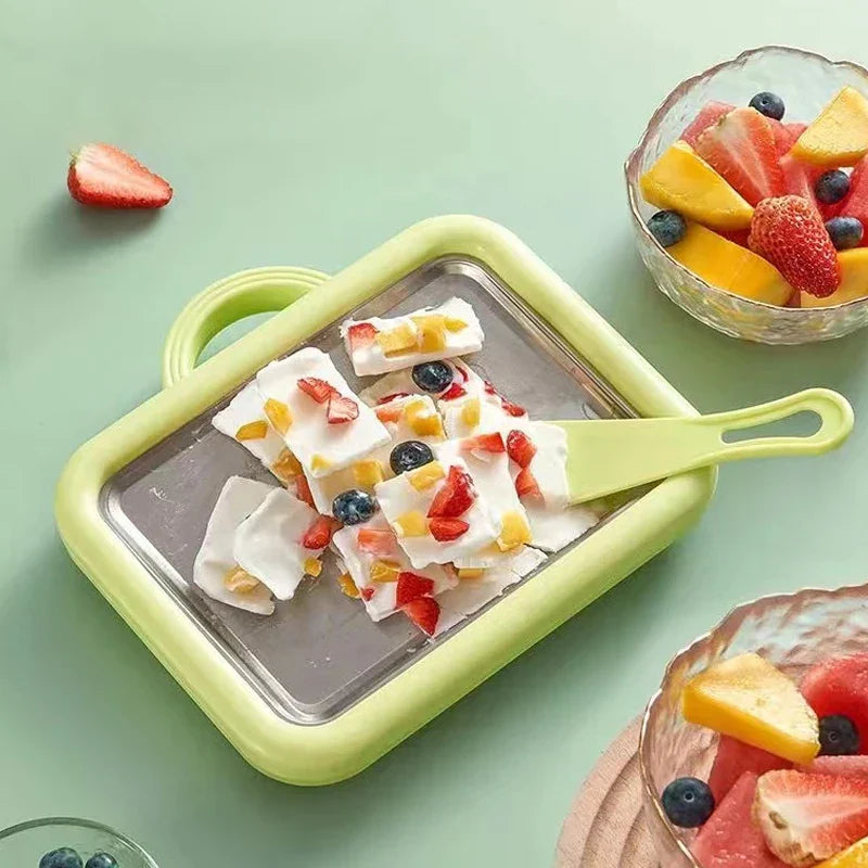 Instant Frozen Ice Cream Dessert Maker Tray