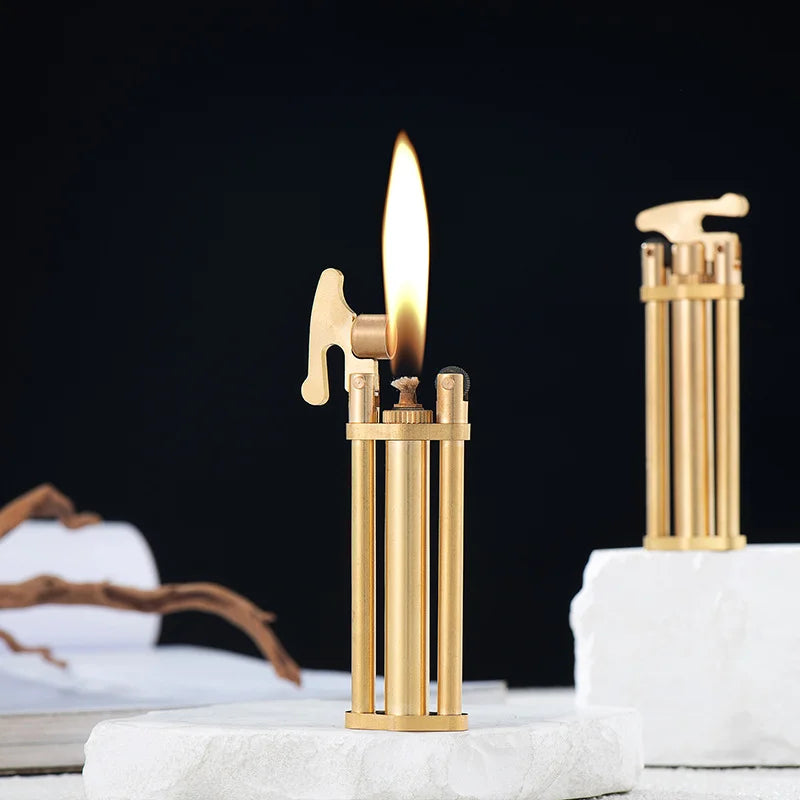 Old World Kerosene Brass Pocket Lighter