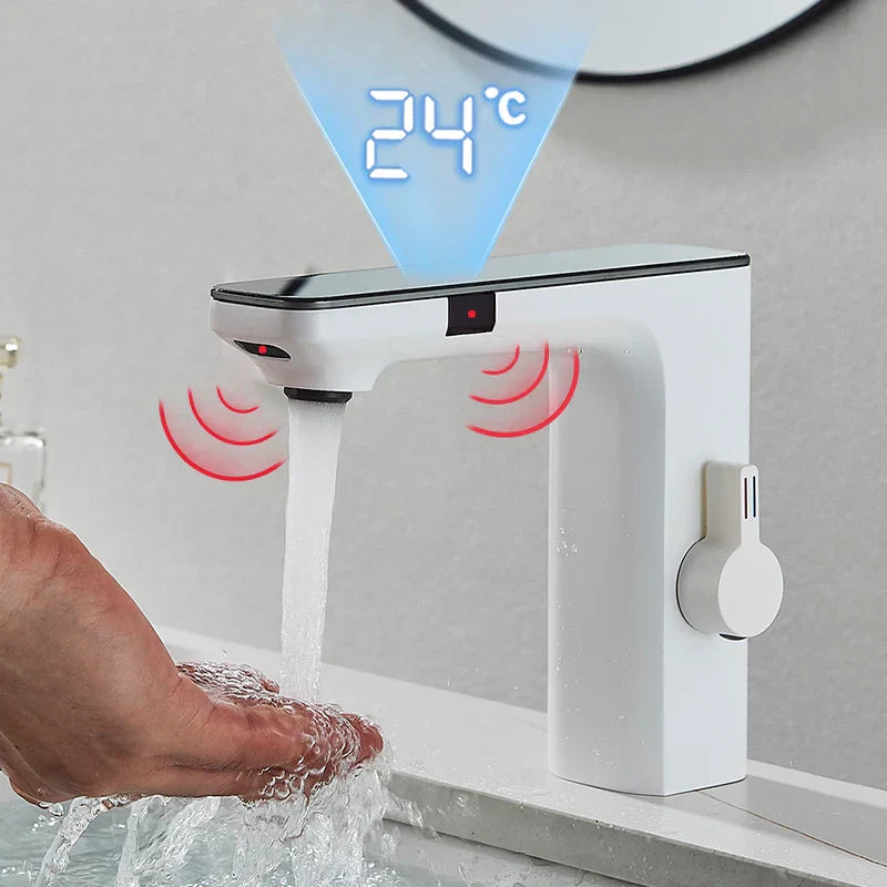 Smart Sensor Energy-Efficient Digital Display Faucet