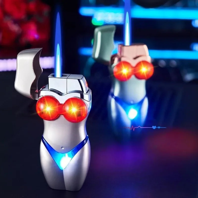 Glowing Bikini Windproof Jet Torch Lighter