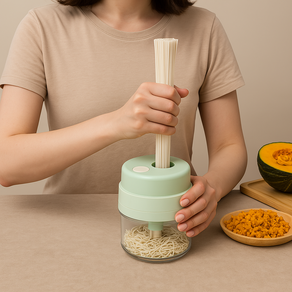 2in1 Portable Vegetable Slicer Blender