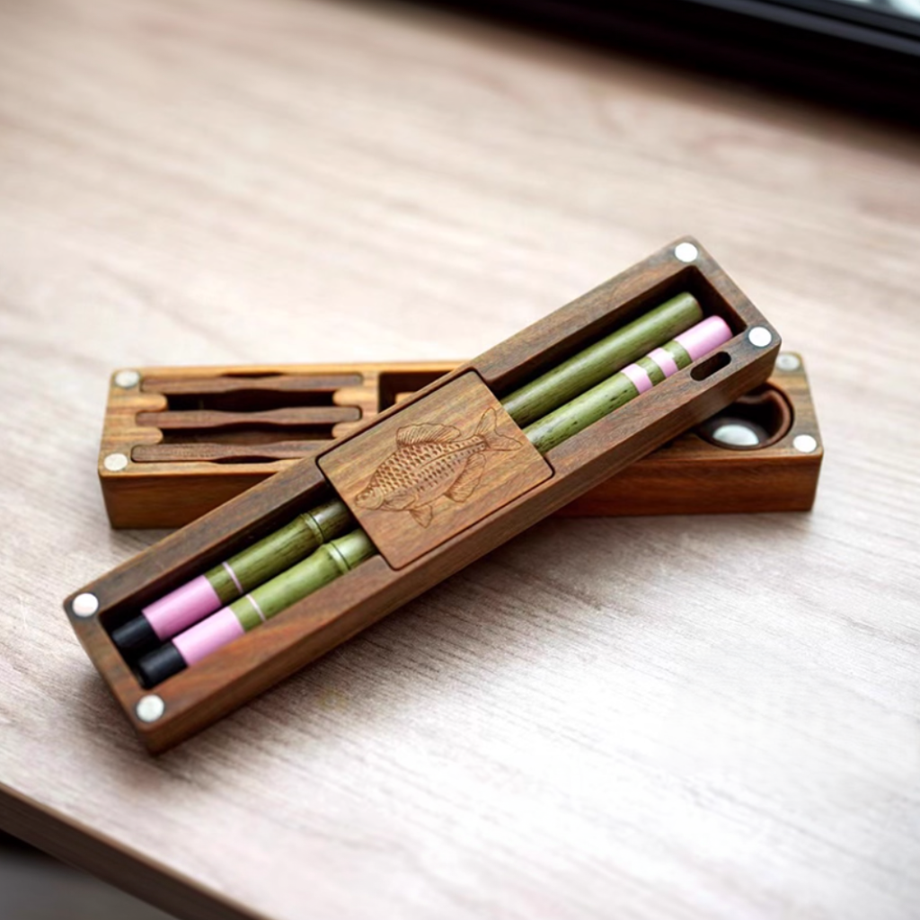 Handmade Hook Portable Fishing Rod Set