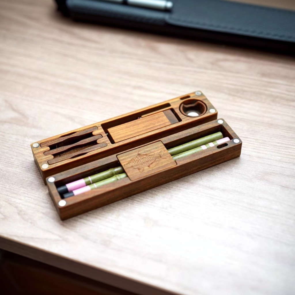 Handmade Hook Portable Fishing Rod Set